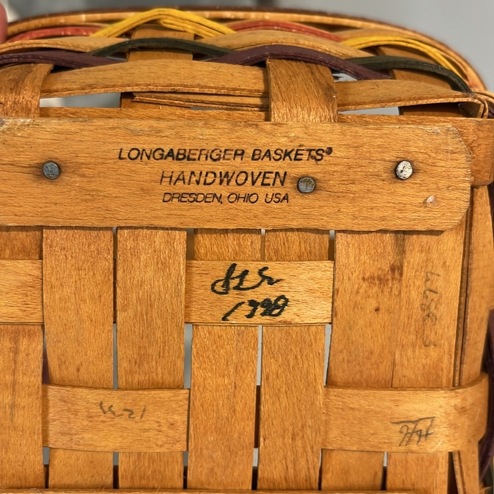Longaberger Basket Small Handwoven Ohio USA 1998 Edition Vintage - Picture 5 of 5